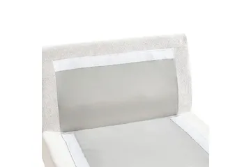 Schäslong Beliani Vizille Beige NO_BRAND White - Hvit - Møbler - Sofaer - Modulsofaer - Øvrige moduler til modulsofa