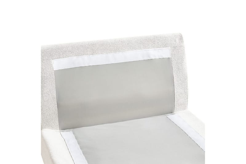 Schäslong Beliani Vizille Beige NO_BRAND White - Hvit - Møbler - Sofaer - Modulsofaer - Øvrige moduler til modulsofa