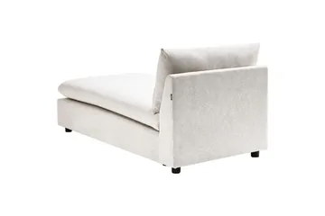 Schäslong Beliani Vizille Beige White - Hvit - Møbler - Sofaer - Modulsofaer - Øvrige moduler til modulsofa