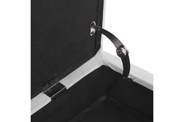 Schäslong Beliani Pessac Beige, svart, Högervänd Light grey Right-faced - Møbler - Sofaer - Modulsofaer - Øvrige moduler til modulsofa