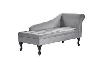 Schäslong Beliani Pessac Beige, svart, Högervänd Light grey||Black Right-faced - Møbler - Sofaer - Modulsofaer - Øvrige moduler til modulsofa