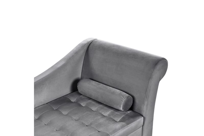 Schäslong Beliani Pessac Beige, svart, Högervänd Light grey||Black Right-faced - Møbler - Sofaer - Modulsofaer - Øvrige moduler til modulsofa