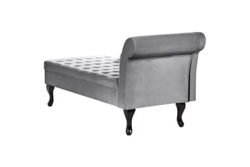 Schäslong Beliani Pessac Beige, svart, Högervänd Light grey||Black Right-faced - Møbler - Sofaer - Modulsofaer - Øvrige moduler til modulsofa