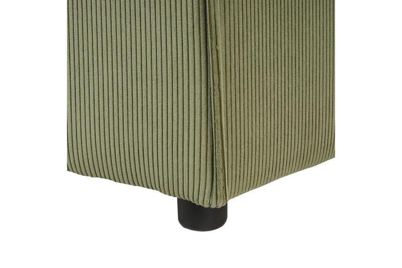Sittsektion Beliani Ardal Beige, svart, Polyester Green - Grønn - Møbler - Sofaer - Modulsofaer - Midtmodul