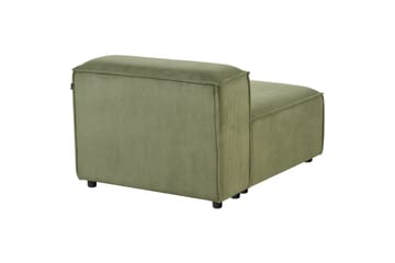 Sittsektion Beliani Ardal Beige, svart, Polyester Green - Grønn - Møbler - Sofaer - Modulsofaer - Midtmodul