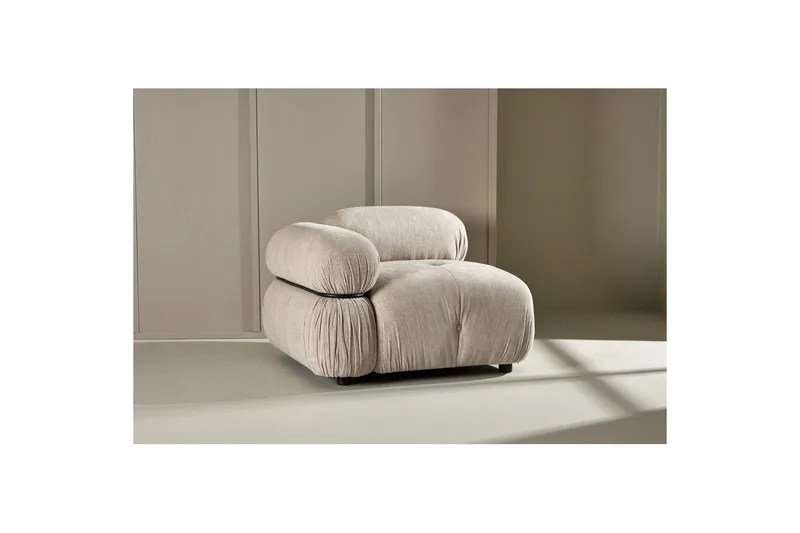 Sofamodul Hjørnemodul Høyre Mika - Beige - Møbler - Sofaer - Modulsofaer - Hjørnemodul