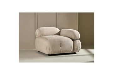 Sofamodul Hjørnemodul Venstre Mika - Beige - Møbler - Sofaer - Modulsofaer - Hjørnemodul