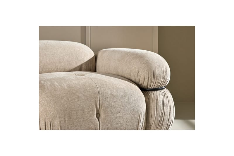 Sofamodul Hjørnemodul Venstre Mika - Beige - Møbler - Sofaer - Modulsofaer - Midtmodul