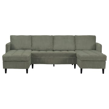 U-formet sofa Loft24 Lindhus Grønn Kordfløyel - Grønn - Møbler - Sofaer - Modulsofaer - Komplett modulsofa