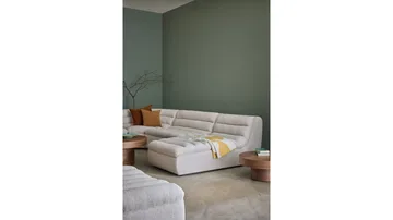 Valdoro sjeselong i stoff 168 cm - Beige - Møbler - Sofaer - Modulsofaer - Øvrige moduler til modulsofa