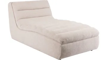 Valdoro sjeselong i stoff 168 cm - Beige - Møbler - Sofaer - Modulsofaer - Øvrige moduler til modulsofa