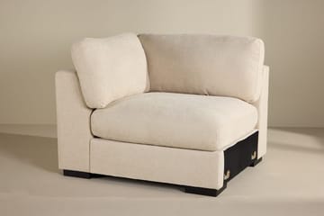 Venstremodul Salerno i stoff - Beige - Møbler - Sofaer - Modulsofaer - Hjørnemodul
