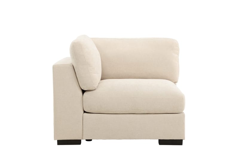 Venstremodul Salerno i stoff - Beige - Møbler - Sofaer - Modulsofaer - Hjørnemodul
