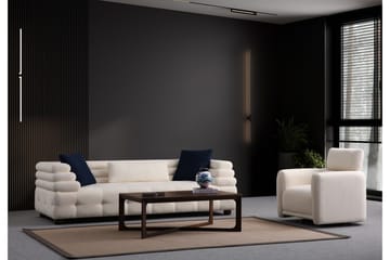 Namarta 3-seters Sofa - Hvit - Møbler - Sofaer - 3 seter sofa