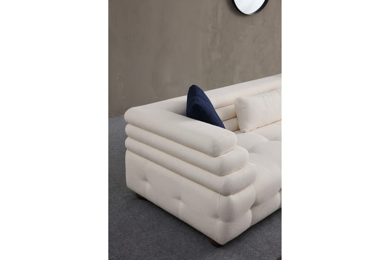 Namarta 3-seters Sofa - Hvit - Møbler - Sofaer - 3 seter sofa