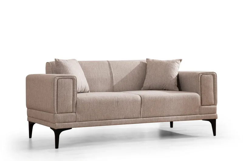 Naoko 3-seter Sofa, Lysebrun