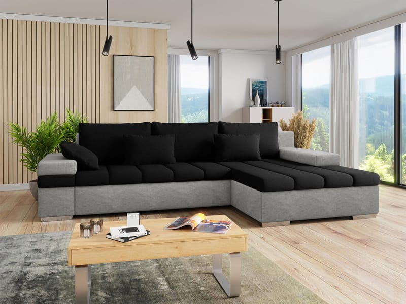 Naoma 4-seters Sofa med Divan Høyre - Møbler - Sofaer - Hjørnesofaer