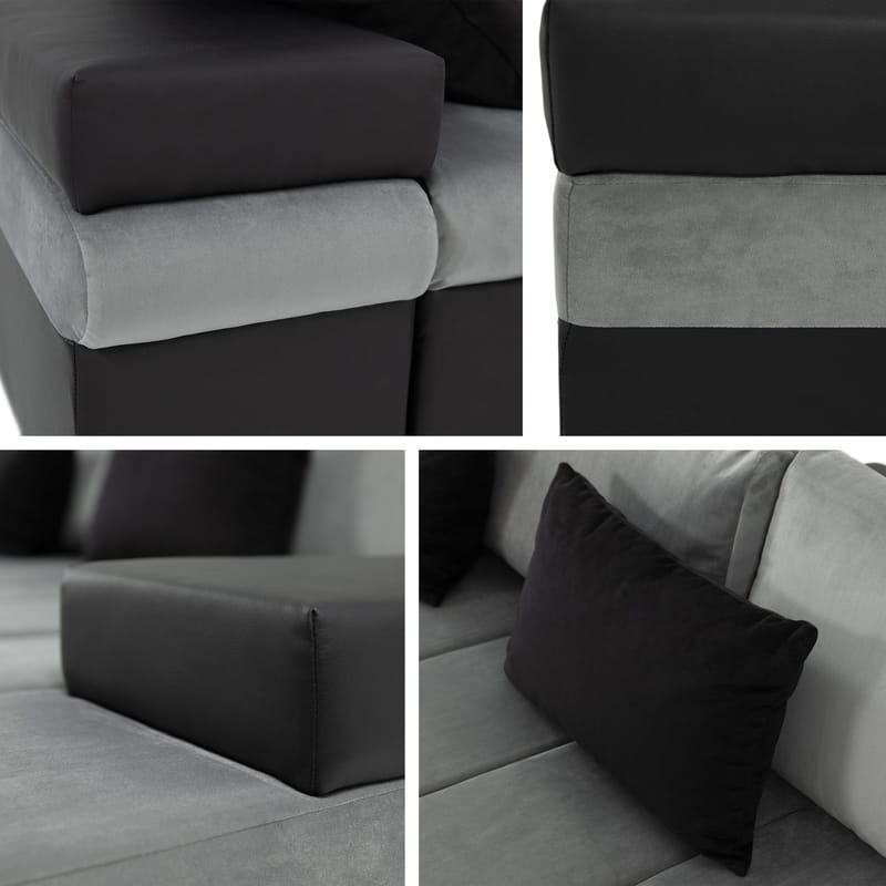 Naoma 4-seters Sofa med Divan Venstre - Møbler - Sofaer - Hjørnesofaer
