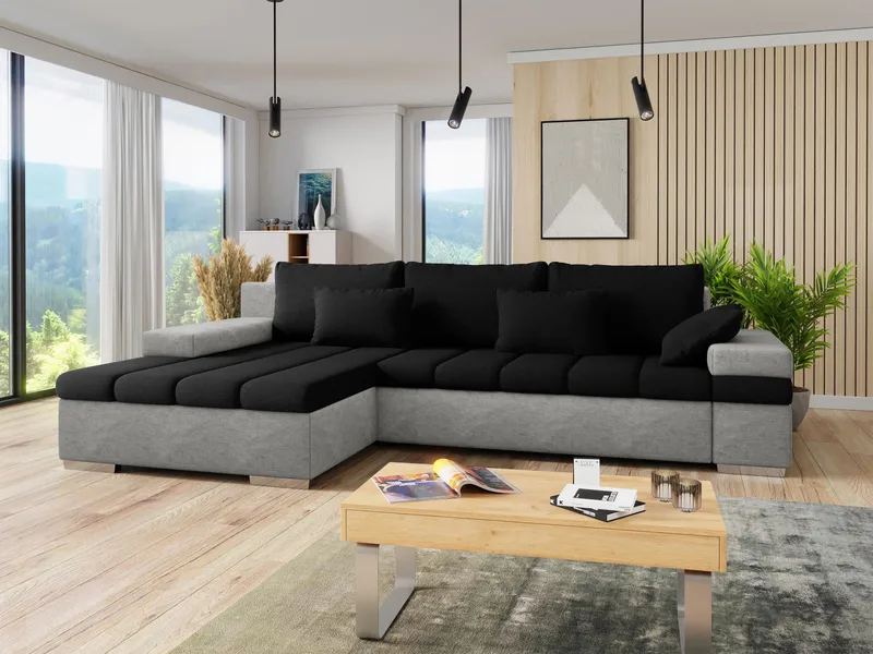 Naoma 4-seters Sofa med Divan Venstre - Møbler - Sofaer - Hjørnesofaer