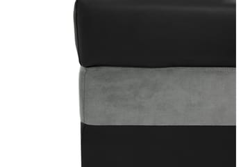 Naoma Sofa med Sjeselong 3-seter - Brun - Møbler - Sofaer - Fløyelssofaer
