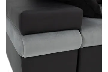 Naoma Sofa med Sjeselong 3-seter - Grønn - Møbler - Sofaer - Fløyelssofaer