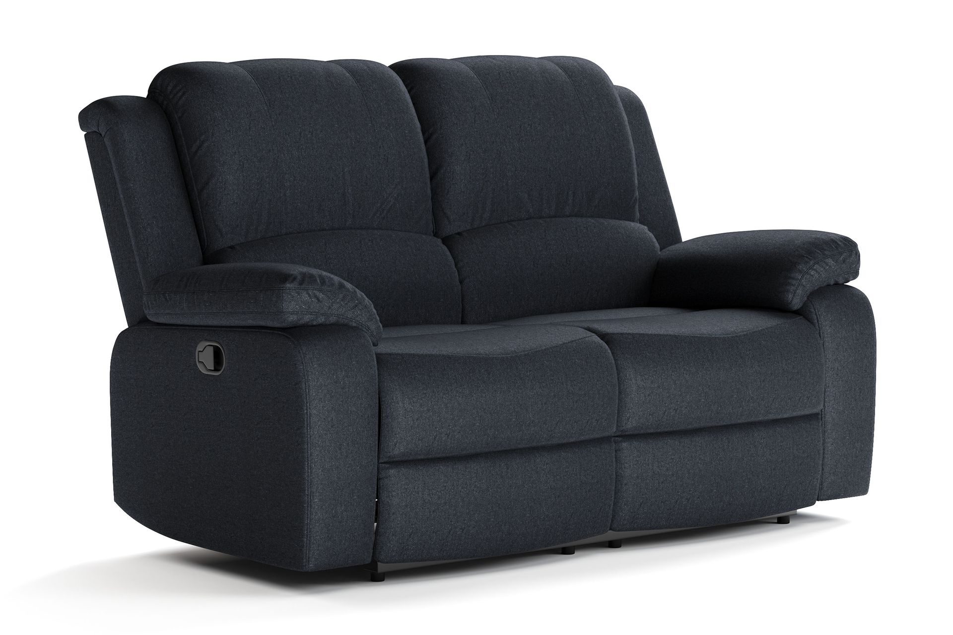 Navarro Recliner Sofagruppe 3+2 - Fällbar sofa lenestol - Kinosofa i Stoff - Svart - Møbler - Sofaer - Sofagrupper