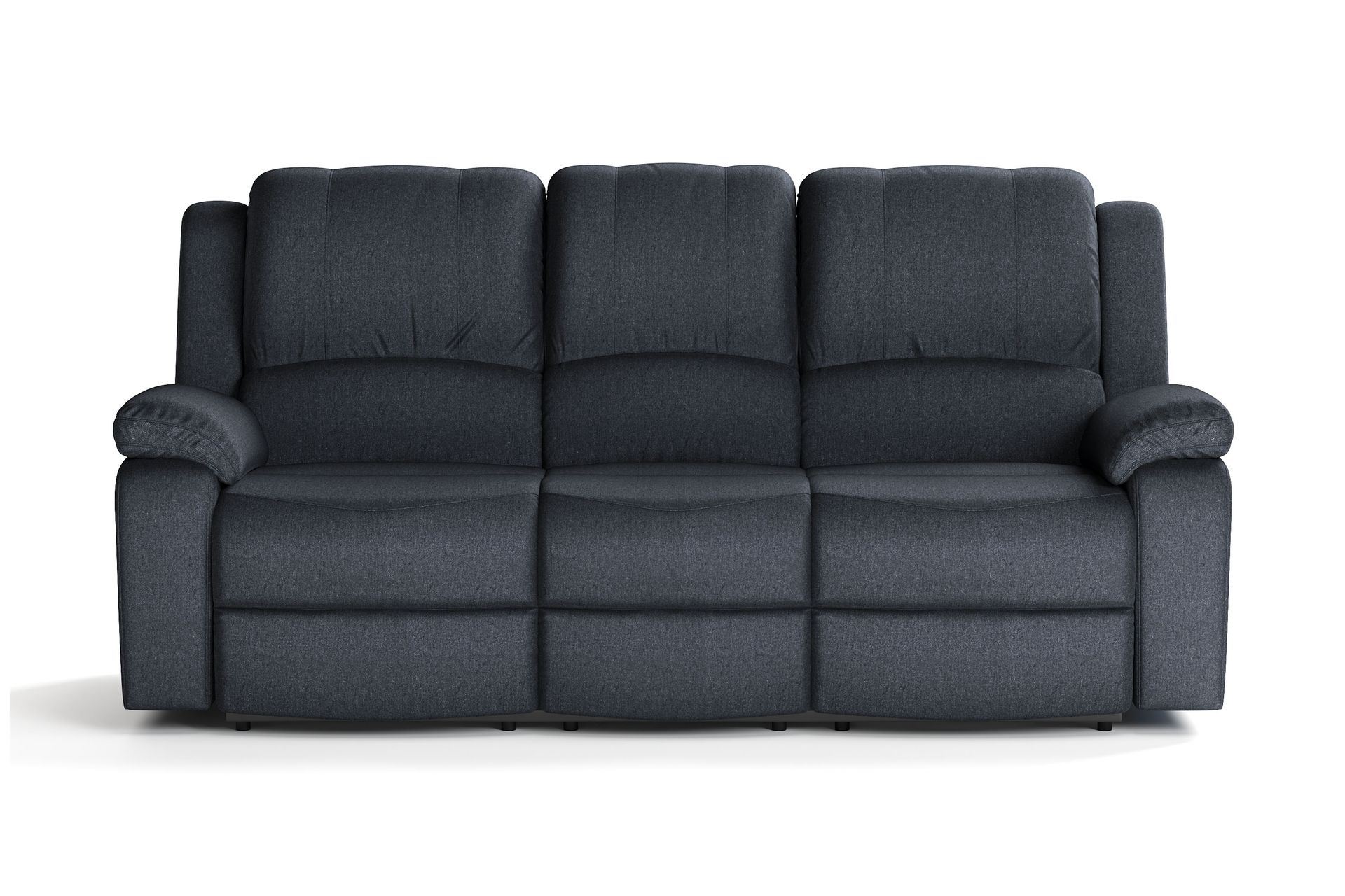 Navarro Recliner Sofagruppe 3+2 - Fällbar sofa lenestol - Kinosofa i Stoff - Svart - Møbler - Sofaer - Sofagrupper
