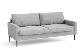 Nevada 3-seters Stoffsofa - Grå - Møbler - Sofaer - 3 seter sofa