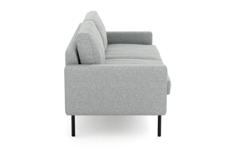 Nevada 3-seters Stoffsofa - Grå - Møbler - Sofaer - 3 seter sofa