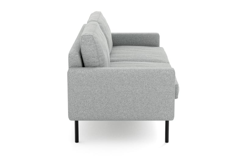 Nevada 3-seters Stoffsofa - Grå - Møbler - Sofaer - 3 seter sofa