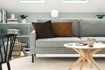 Nevada 3-seters Stoffsofa - Grå - Møbler - Sofaer - 3 seter sofa