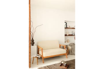 Neyros Sofa 2-sits - Hvit - Møbler - Sofaer - Fløyelssofaer