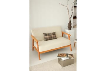 Neyros Sofa 2-sits - Hvit - Møbler - Sofaer - Fløyelssofaer