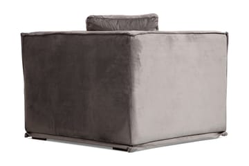 Nightcap Sofa m. Divan 6-seters - Grå - Møbler - Sofaer - Fløyelssofaer