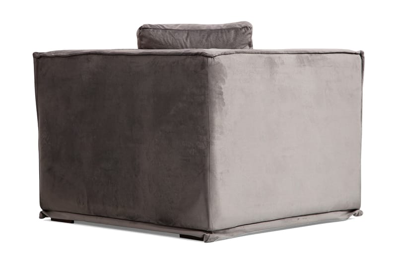 Nightcap Sofa m. Divan 6-seters - Grå - Møbler - Sofaer - Fløyelssofaer