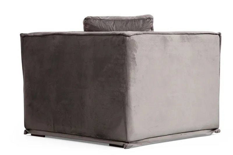 Nightcap Sofa m. Divan 6-seters - Grå - Møbler - Sofaer - Fløyelssofaer
