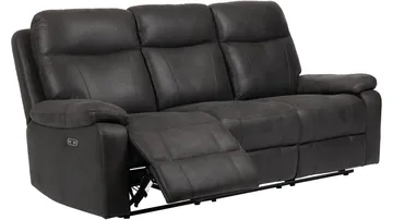 Norvian reclinersofa 3-seter elektrisk - Svart - Møbler - Sofaer - Reclinersofaer