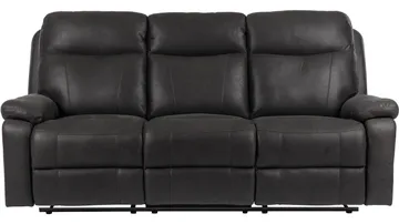 Norvian reclinersofa 3-seter elektrisk - Svart - Møbler - Sofaer - Reclinersofaer