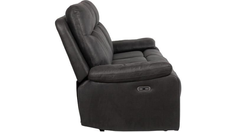 Norvian reclinersofa 3-seter elektrisk - Svart - Møbler - Sofaer - Reclinersofaer