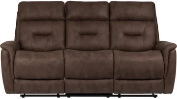Novira 3-seters reclinersofa elektrisk - Brun - Møbler - Sofaer - Reclinersofaer