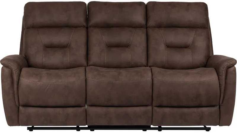 Novira 3-seters reclinersofa elektrisk - Brun - Møbler - Sofaer - Reclinersofaer
