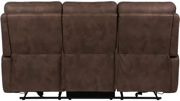 Novira 3-seters reclinersofa elektrisk - Brun - Møbler - Sofaer - Reclinersofaer