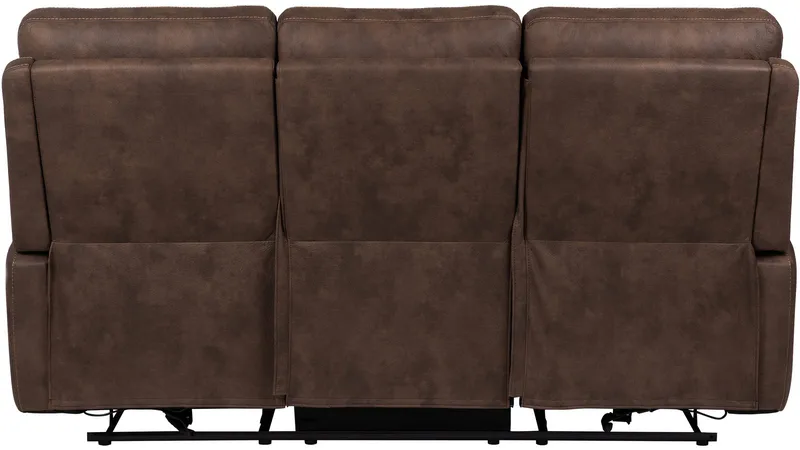 Novira 3-seters reclinersofa elektrisk - Brun - Møbler - Sofaer - Reclinersofaer