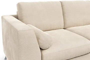 Ocean Lyx 3-seters Fløyelssofa - Beige - Møbler - Sofaer - Fløyelssofaer