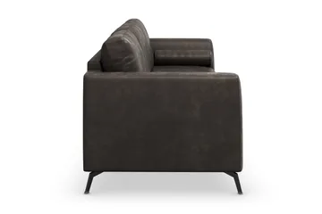 Ocean Lyx 3-seters Sofa i Kunstlær - Mørk grå - Møbler - Sofaer - Skinnsofaer