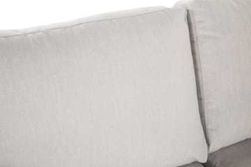 Ocean Lyx 3-seters Stoffsofa - Lys grå - Møbler - Sofaer - 3 seter sofa