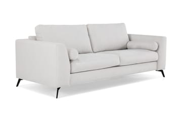 Ocean Lyx 3-seters Stoffsofa - Lys grå - Møbler - Sofaer - 3 seter sofa