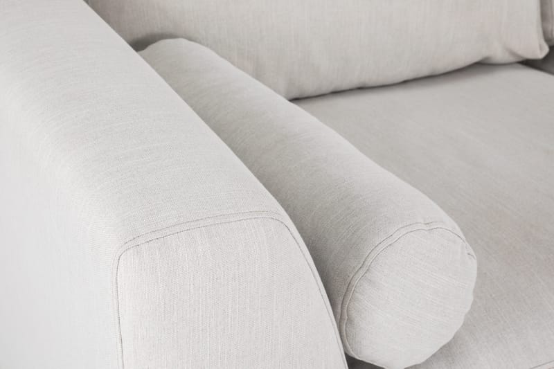 Ocean Lyx 3-seters Stoffsofa - Lys grå - Møbler - Sofaer - 3 seter sofa