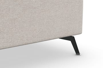 Ocean Lyx 5-seters Vendbar L-formet Hjørnesofa i Stoff - Beige - Møbler - Sofaer - Hjørnesofaer