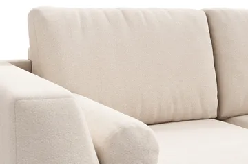 Ocean Lyx 5-seters Vendbar L-formet Hjørnesofa i Stoff - Beige - Møbler - Sofaer - Hjørnesofaer